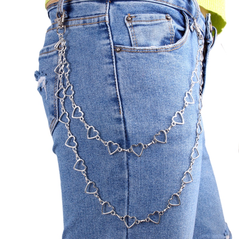 Youyo Ví Dây Xích Màu Vàng / Bạc Phong Cách Hip Hop Rock Cho Nam Và Nữ