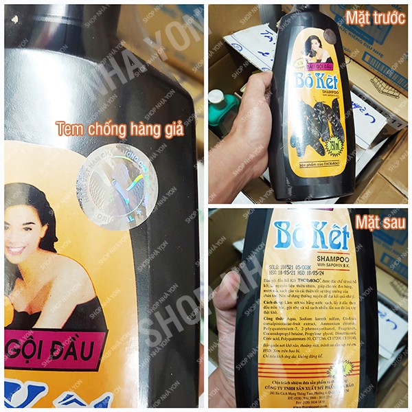 Thorakao Dầu gội đầu tinh chất bồ kết 750ml  bóng mượt, sạch gàu, đen tóc kích thích tốt đến sự tăng trưởng của chân tóc