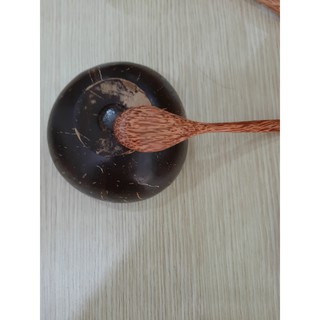 Combo chén gáo dừa và muỗng dừa Mộc Tre