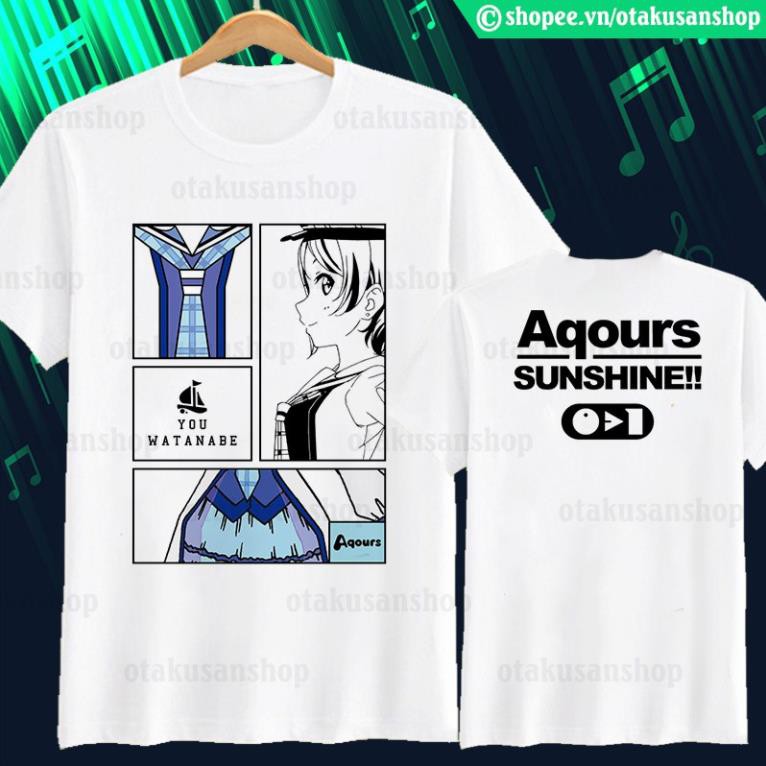 RẺ VÔ ĐỊCH- Áo thun Love Live Project YOU Aqours