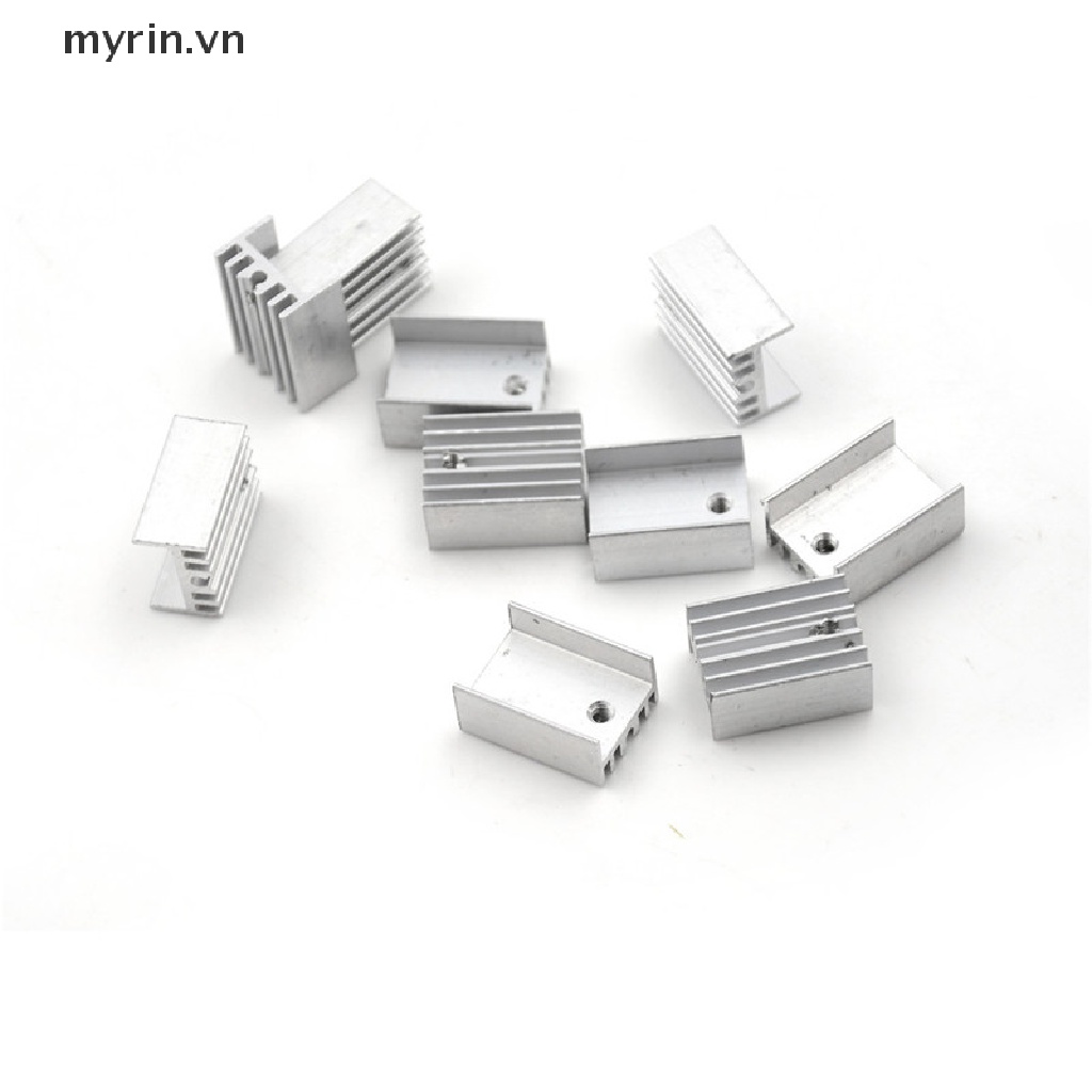 Set 10 Bộ Tản Nhiệt Bằng Nhôm Kích Thước 20x15x10mm Chuyên Dụng Cho TO-220 0 0 0 0 0