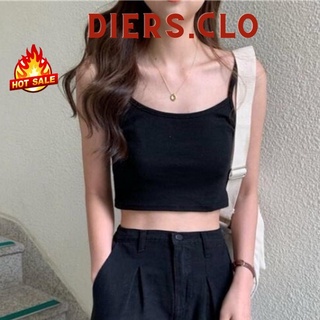 Áo hai dây - áo 2 dây croptop lửng 4 màu siêu hot - kèm deal sốc - diers.clo