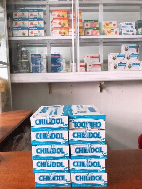 CHILIDOL trị khàn tiếng , tắt tiếng , viên thanh quản