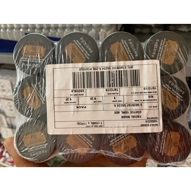 Mặt nạ the body shop cho da không đều màu nicaraguan coffee intense awakening mask