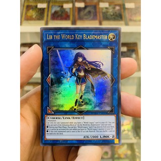 Thẻ Bài YugiOh! Mã DUOV-EN023 - Lib the World Key Blademaster - Ultra Rare - 1st Edition