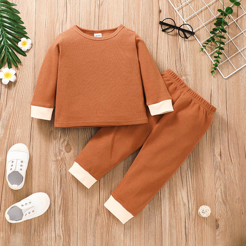 Combo đồ ngủ bộ đồ bé trai 1-6 Tuổi ắn Tay Dài áo phông quần dài set thời trang cho bé trẻ em