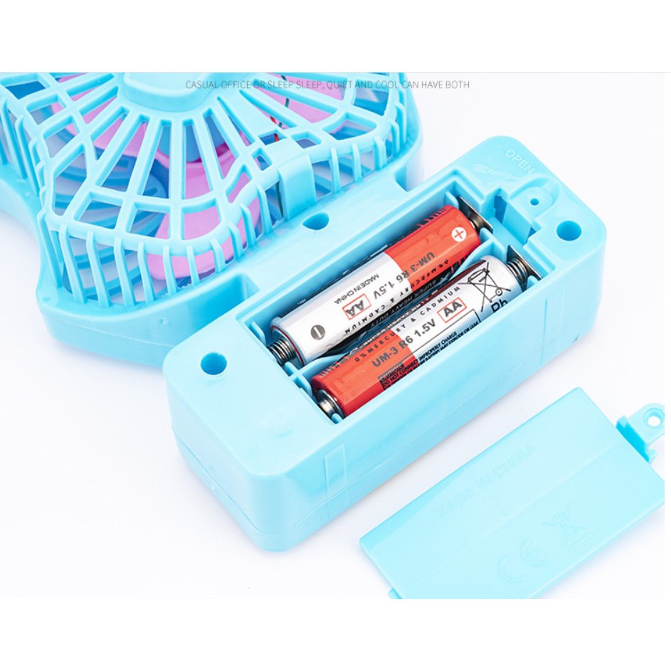 Quạt mini cầm tay chạy pin, cool electric fan | BigBuy360 - bigbuy360.vn