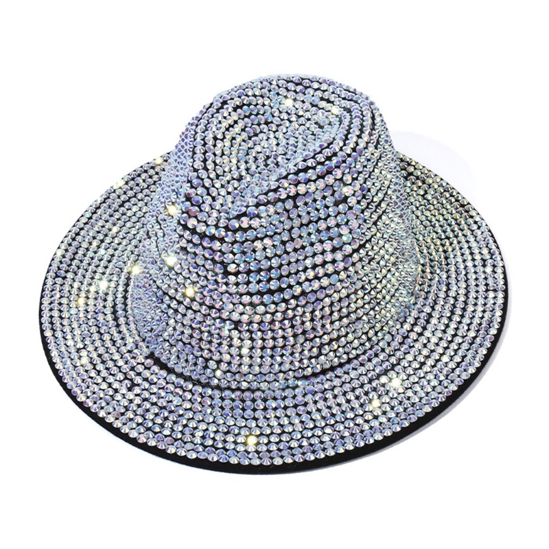 Nón Cotton Chống Nắng Đính Đá Lấp Lánh Phong Cách Anh Quốc Cổ Điển Thời Trang Cho Nam Và Nữ