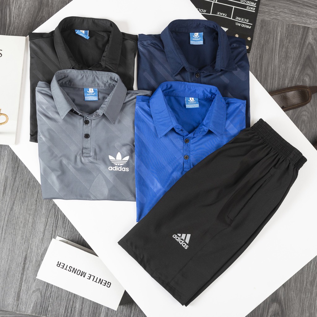 BÁN SỈ - BỘ DA.S THỂ THAO NAM CỔ ĐỨC VÂN CHÉO THUN LẠNH 4 MÀU | BigBuy360 - bigbuy360.vn