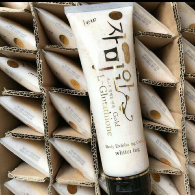 Tẩy tế bào chết hạt cát L-Glutathione whitening body exfoliating cream