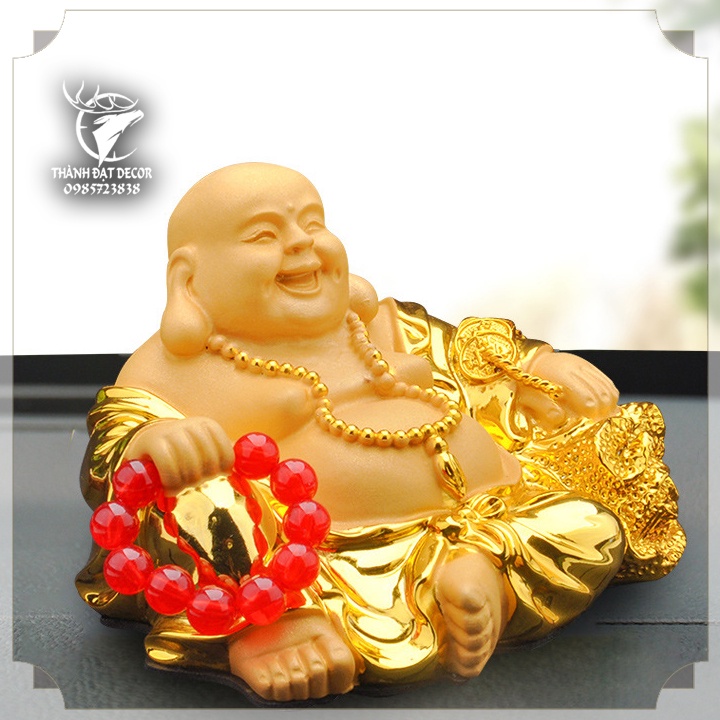 Tượng Phật Di Lặc Bồ Tát Trang Trí Taplo Xe Hơi Ô Tô, Bàn Làm Việc, Quà Tặng Sinh Nhật