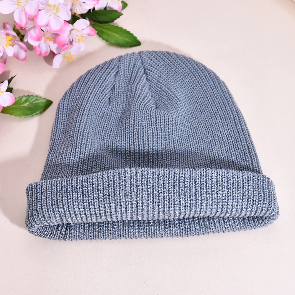 Unisex Men&amp;Women Beanie Hat Warm Ribbed Winter Turn Ski Fisherman Docker Hat