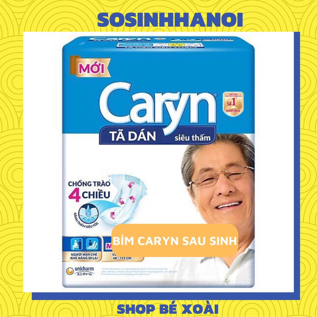 Bán lẻ 1 miếng bỉm dán Caryn size M/L