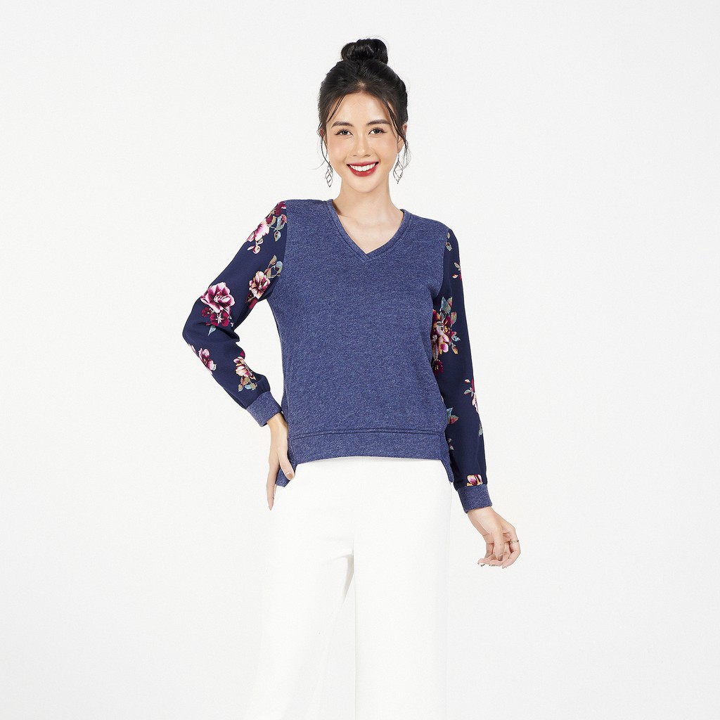 [Mã WABRLAMER giảm 15% tối đa 66k đơn 150k] Áo nỉ, tay phối cổ tim LAMER L61O20T023 (Nhiều màu) | BigBuy360 - bigbuy360.vn