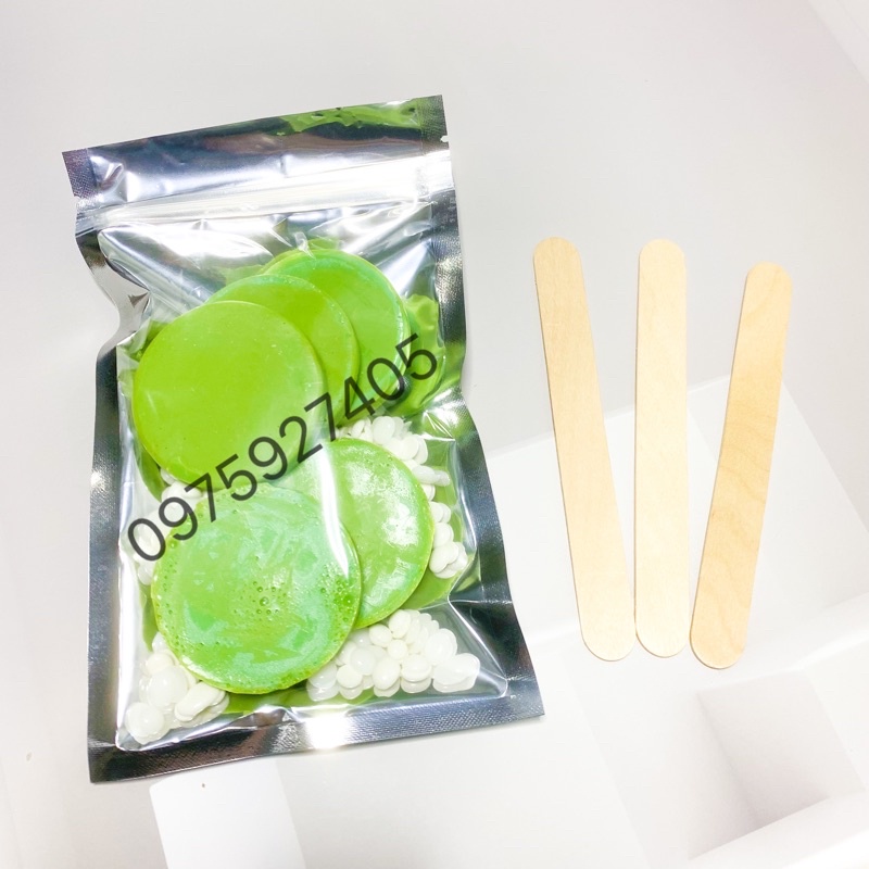 [ Sáp Mix Cao Cấp ] 150g Sáp wax lông cao cấp dạng viên mix dừa siêu bám lông + tặng kèm que gỗ