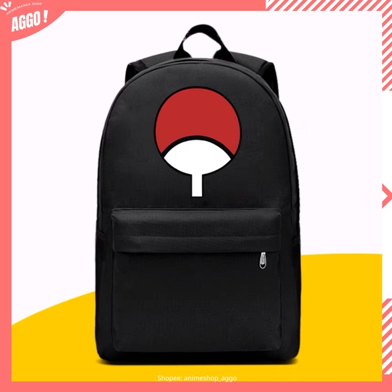 Balo đi học Naruto, Balo Uchiha Sasuke Uzumaki Naruto Itachi nam nữ unisex cực đẹp