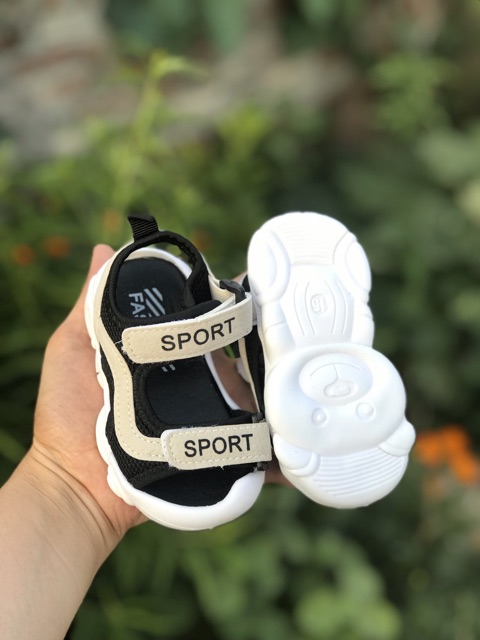 Sandal tập đi chống vấp cho bé trai và bé gái sport ảnh thật 1915