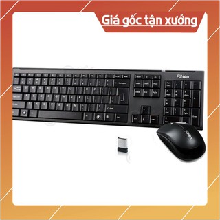 [Chất lượng] Bộ chuột và bàn phím không dây Fuhlen A120G - Màu đen - Chính hãng - BH 24 tháng [Được Xem Hàng]