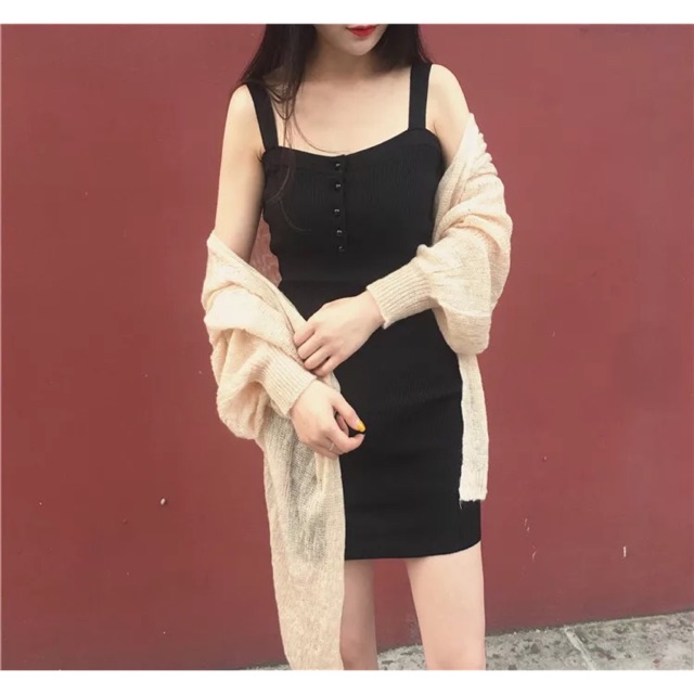 [Order] Váy body len 2 dây