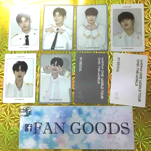 Card Wanna One World tour (hàng chính hãng)