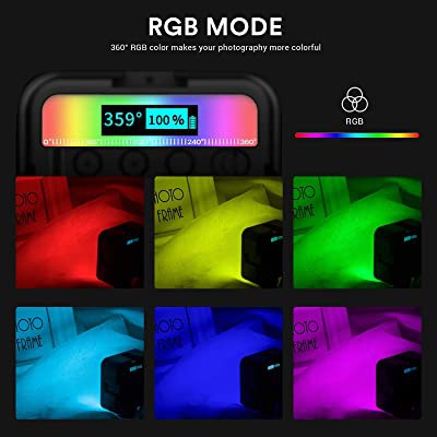 Đèn led Studio mini Ulanzi VL49 RGB bản Version 2 có 60 đèn Led - Pin sạc tích hợp 2000mAh - Dùng quay phim chụp ảnh