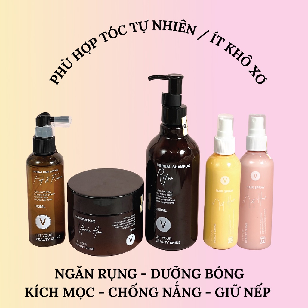 Combo dưỡng kích mọc phủ bóng tóc VyvyHairCare