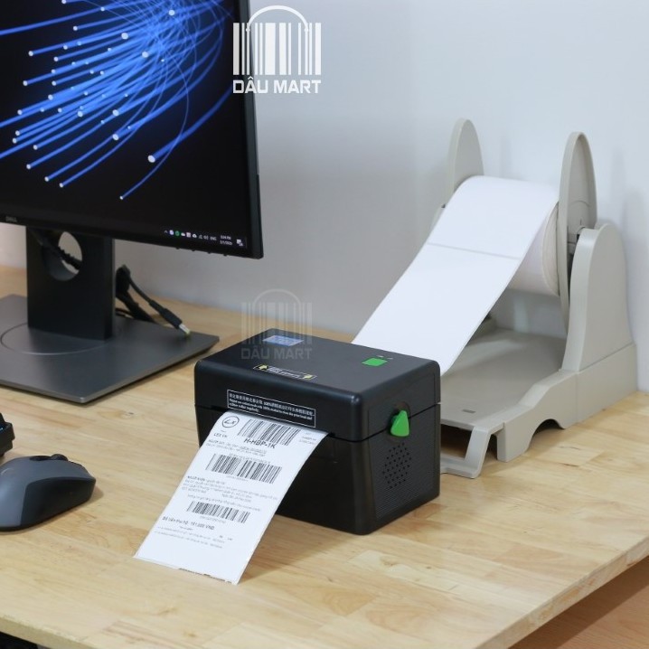 UEV DUE Máy in đơn hàng TMĐT Xprinter XP DT108B in phiếu giao hàng tem vận chuyển bằng công nghệ in nhiệt không cần dùng