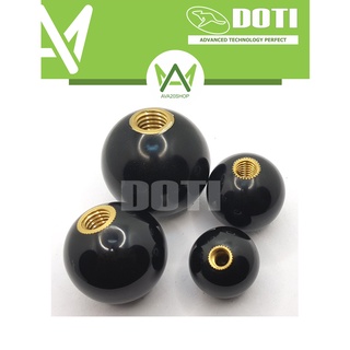 NÚM vặn nhựa DOTI hình tròn 40mm lỗ ren M8-M10- M12