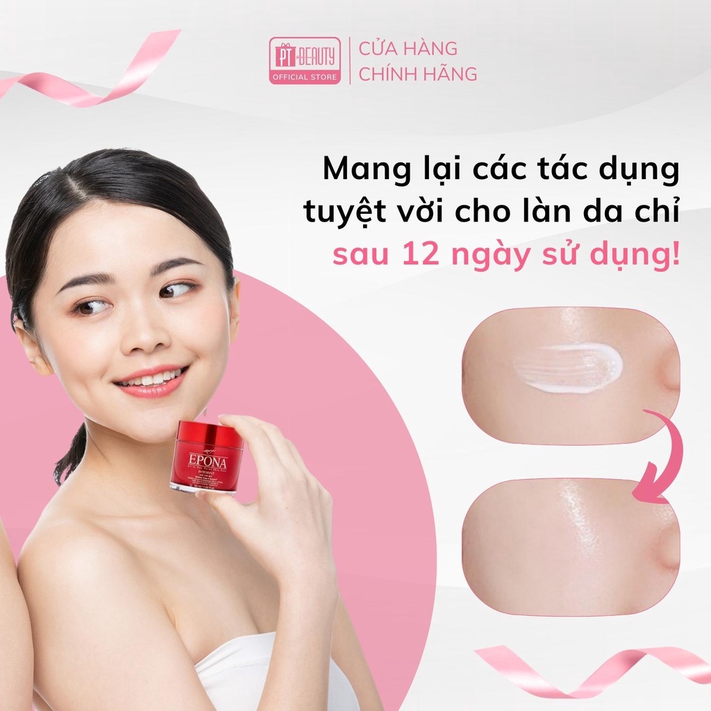 Kem dưỡng trắng da, nâng tone, chống lão hóa mờ thâm nám, phục hồi da hư tổn Epona 50ml