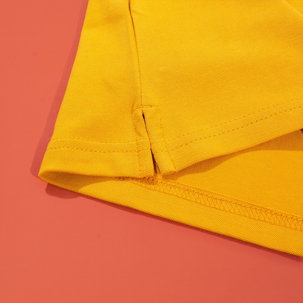 Áo ngắn tay có cổ Bentoni - Gentle Polo AOVABEN158 (Vàng viền trắng - FS) | BigBuy360 - bigbuy360.vn