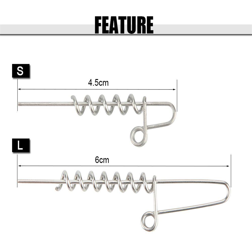 MUVAKO Đầu Nối Cố Định Mồi Câu Cá Mềm Bền Bỉ Tiện Dụng