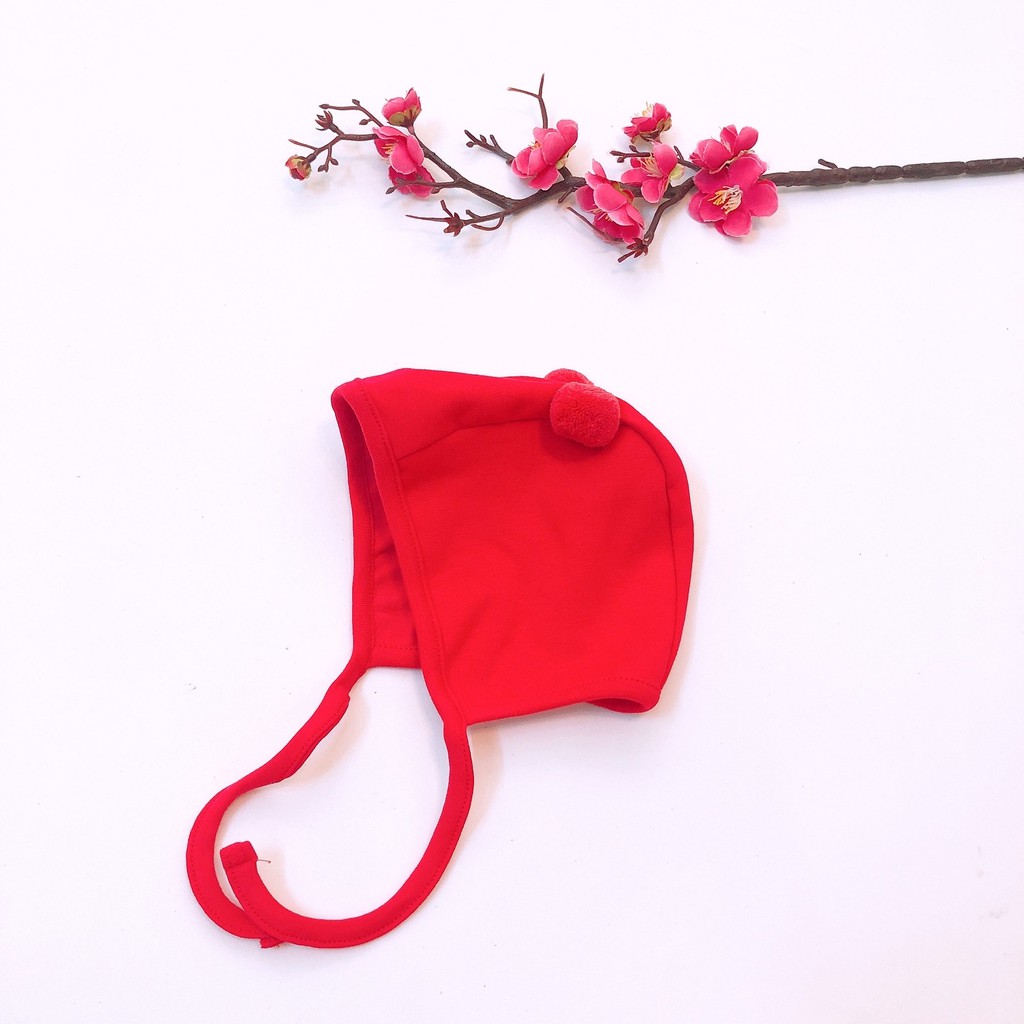 Mũ cục bông cho bé hàng QC ( 0-12m)