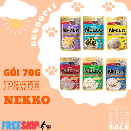 Pate Nekko Cho Mèo Gói 70g - Pate Mèo Nhập Khẩu Từ Thái Lan thumbnail