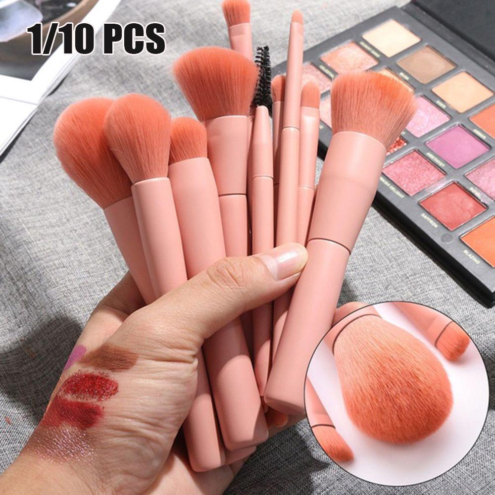 Bộ 1 / 10 Cọ Trang Điểm Mắt Lông Mày Môi