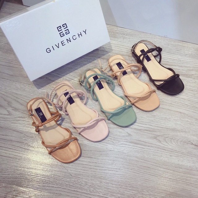 SANDAL 2 QUAI LẬN (ĐEN - BÒ - XANH)