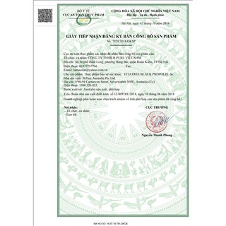 Xịt keo ong VITATREE của Úc