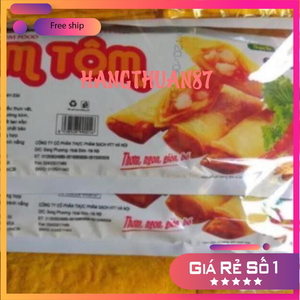 1 gói nem tôm siêu siêu ngon - đồ ăn vặt cay cay