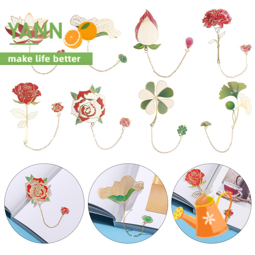 Kẹp Đánh Dấu Sách Bằng Đồng Thau Thiết Kế Đục Lỗ Phong Cách Trung Hoa Cổ Điển Mới