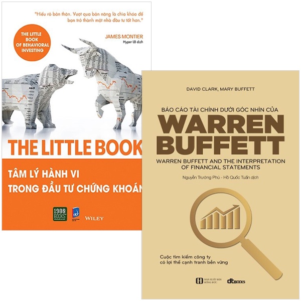 Sách Combo Sách Tâm Lý Hành Vi Trong Đầu Tư Chứng Khoán + Báo Cáo Tài Chính Dưới Góc Nhìn Của Warren Buffett (Bộ 2 Cuốn)