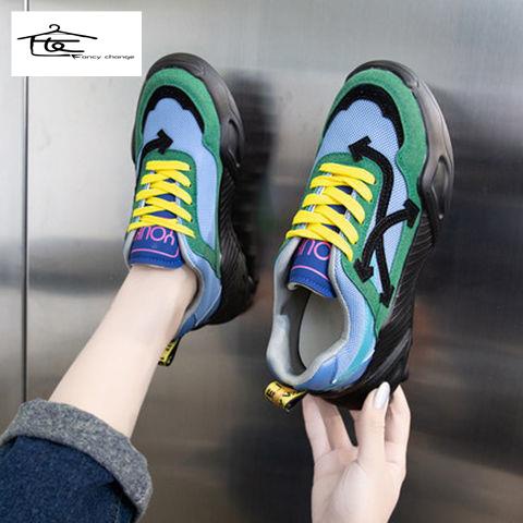 Giày Thể Thao Đế Dày Phong Cách Mùa Thu 2022 Mới Cho Nữ