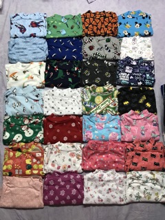 Set 4 bộ cổ 3p bozip carter cho bé