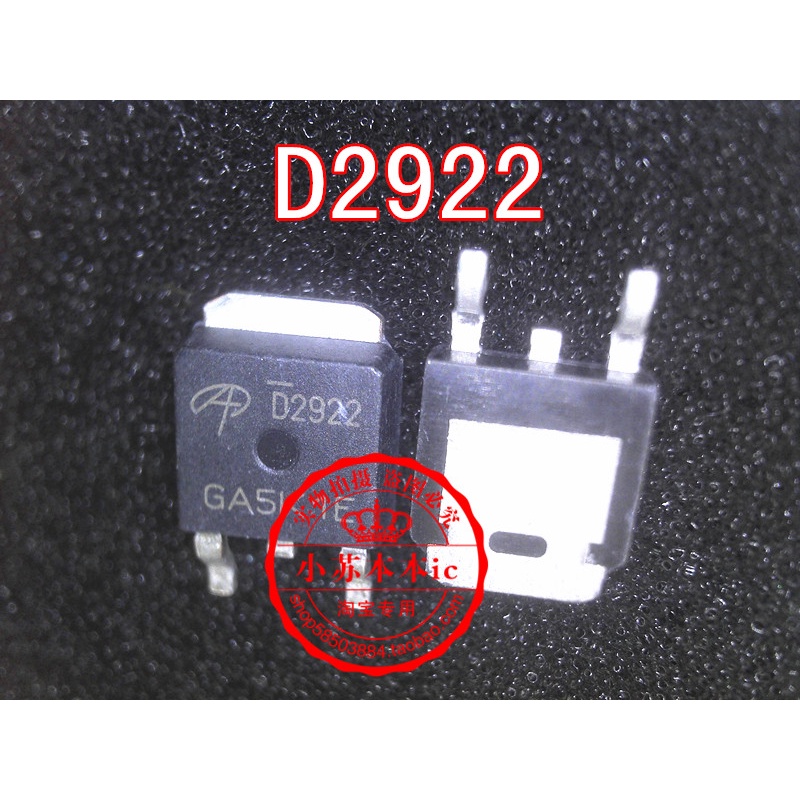 Con dấu Aod2922 D2922 100V 3.5A AOS niêm phong: TO-252 | BigBuy360 - bigbuy360.vn