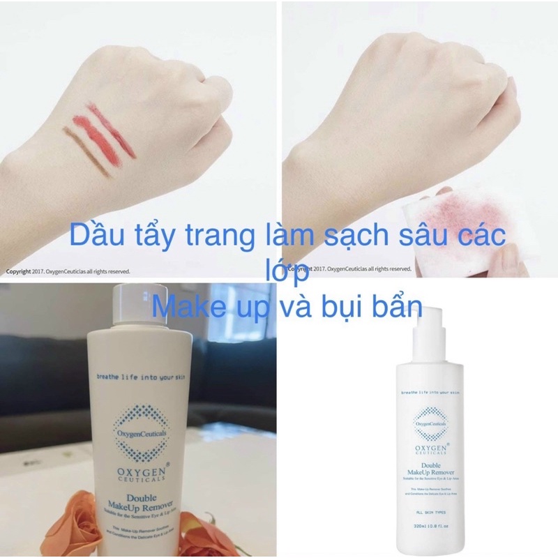 Dầu tẩy trang  không cần nhũ hoá Double Makeup Remover Oxygen