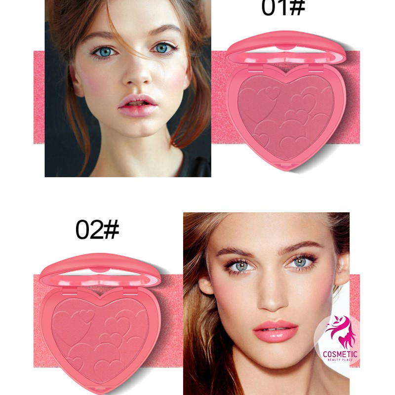 Phấn Má Hồng Blushing Hearts Kiss Beauty Ngọt Ngào Đáng Yêu P249 | BigBuy360 - bigbuy360.vn
