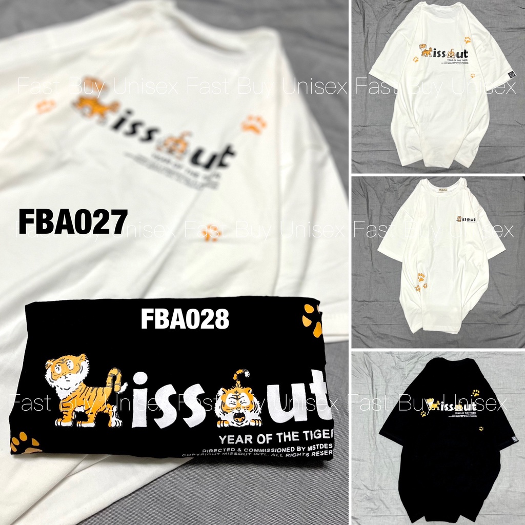 Áo thun nam nữ cotton tay lỡ phông rộng unisex siêu đẹp hình thật MitAo Cọp