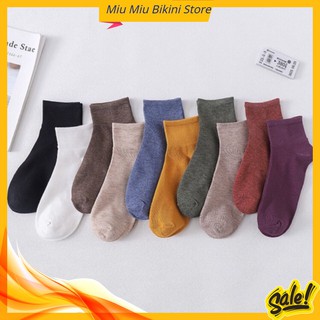 Combo Vớ ♥️FREESHIP♥️Sét 10 Đôi Tất Nữ Muối Tiêu Phong Cách VinTaGe Miu Miu Store