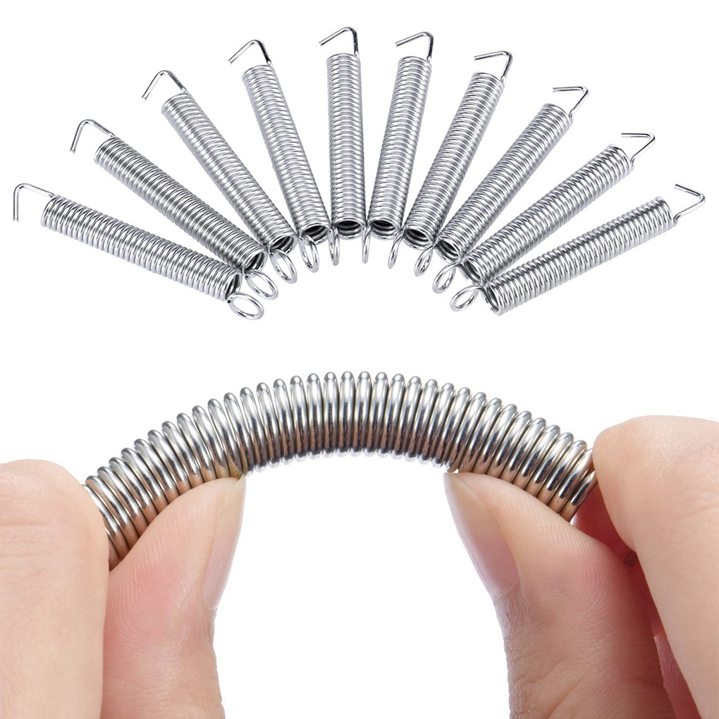 [GLOBAL] 6pcs Stainless Steel Guitar Tremolo Spring Vintage Tremolo Bridge Spring for Fenders Stratocaster ST