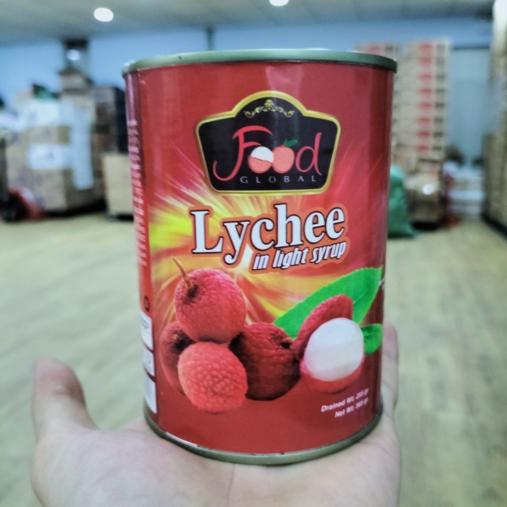 Vải Thiều Ngâm Nước Đường Lychee 565g