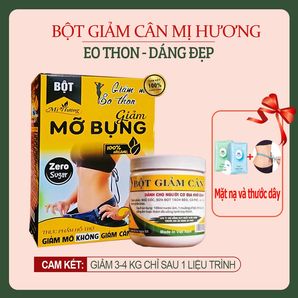 Bột Ngũ Cốc Giảm Mỡ Bụng Mị Hương Giảm Cân cấp tốc nhanh giảm béo hiệu quả