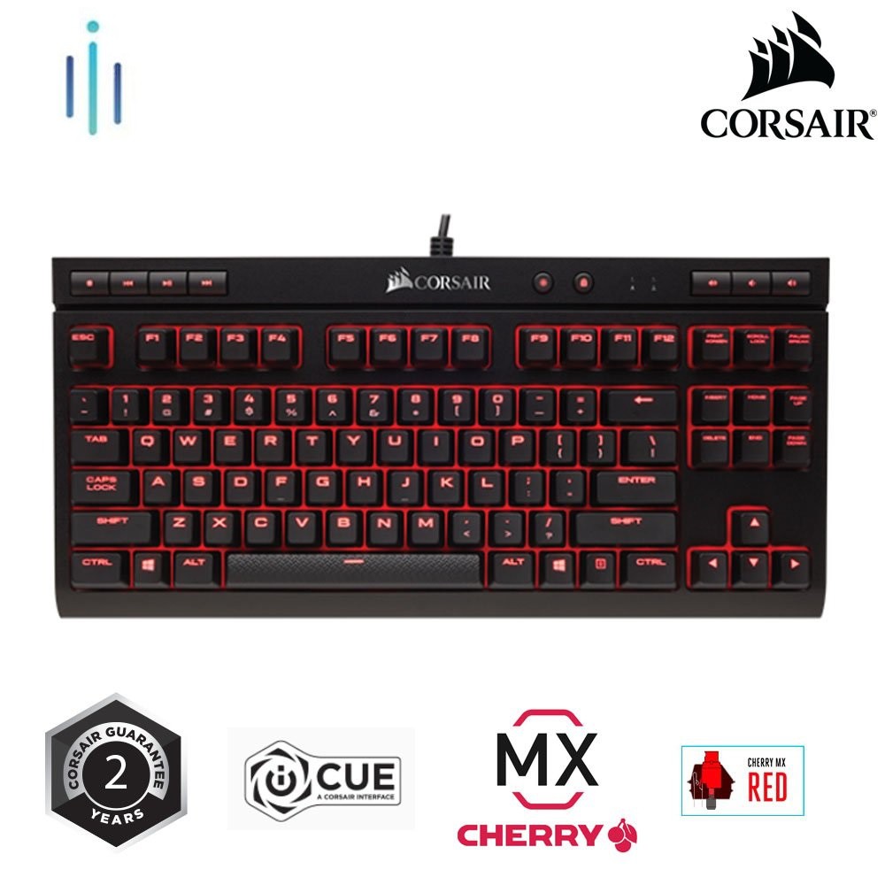 Bàn phím cơ CORSAIR K63 Mx Red CH-9115020-NA